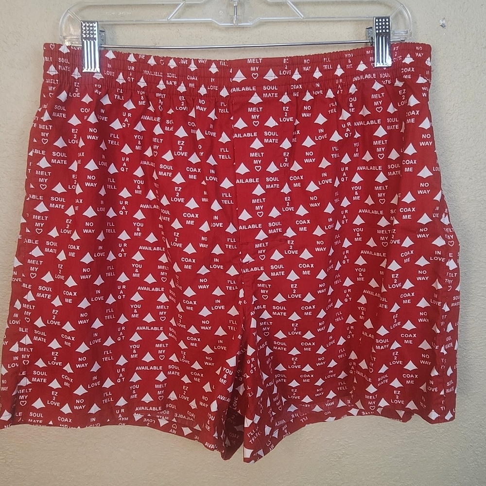 Banana Republic Vintage Love Print Valentine's Day Boxers Large NWT (5905)